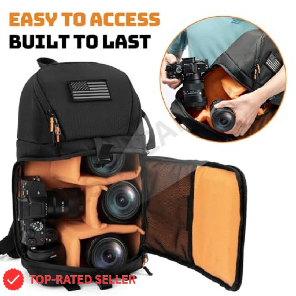Waterproof Camera Sling Bag Adjustable Dividers T… - image 6